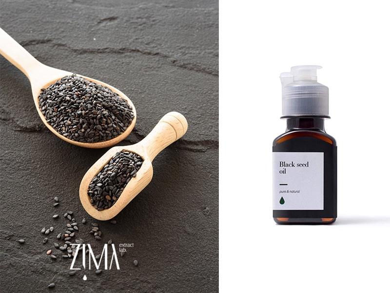 روغن سیاه دانه در ناف